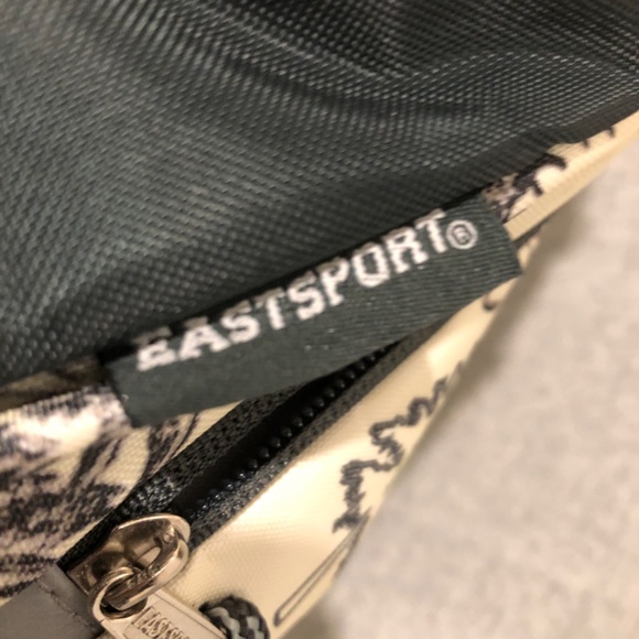 NWT - Eastport Black & Cream Forest Motif Deluxe Sport Backpack main image 10